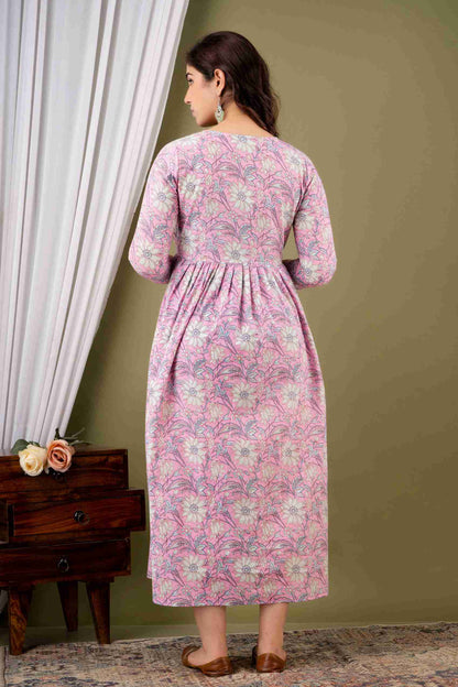 Blossom Radiance Maternity Dress