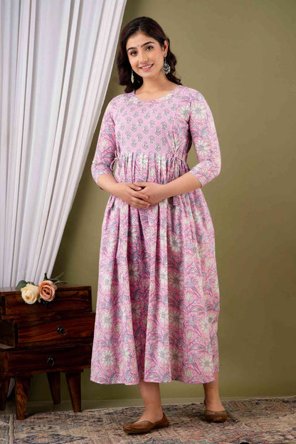 Blossom Radiance Maternity Dress