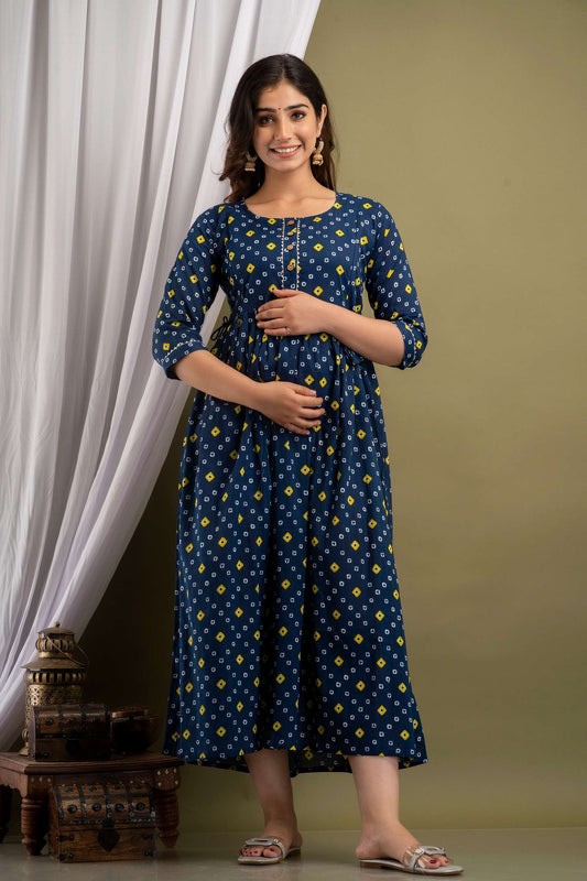 Diamond Harmony Maternity Dress